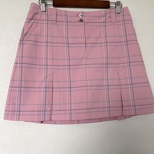 Pink golf Nike skirt
